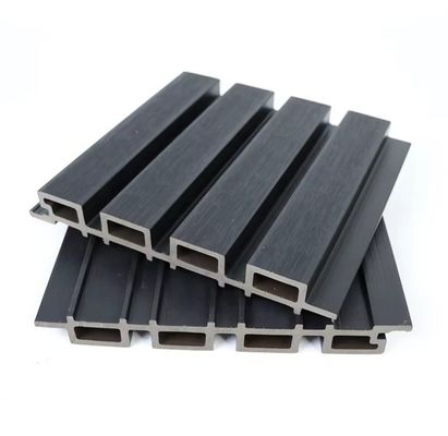 Painéis de fachada de madeira composta de plástico comprimento personalizado 159 mm x 23 mm x comprimento personalizável