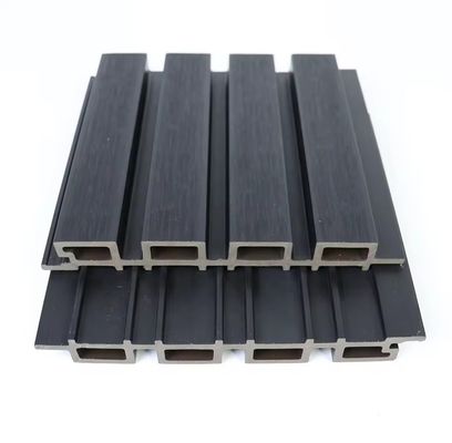 Painéis de fachada de madeira composta de plástico comprimento personalizado 159 mm x 23 mm x comprimento personalizável